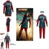 Ms. Marvel Kamala Khan Role Play Costume For Kids And Adults Perfect For Halloween And Comic Con