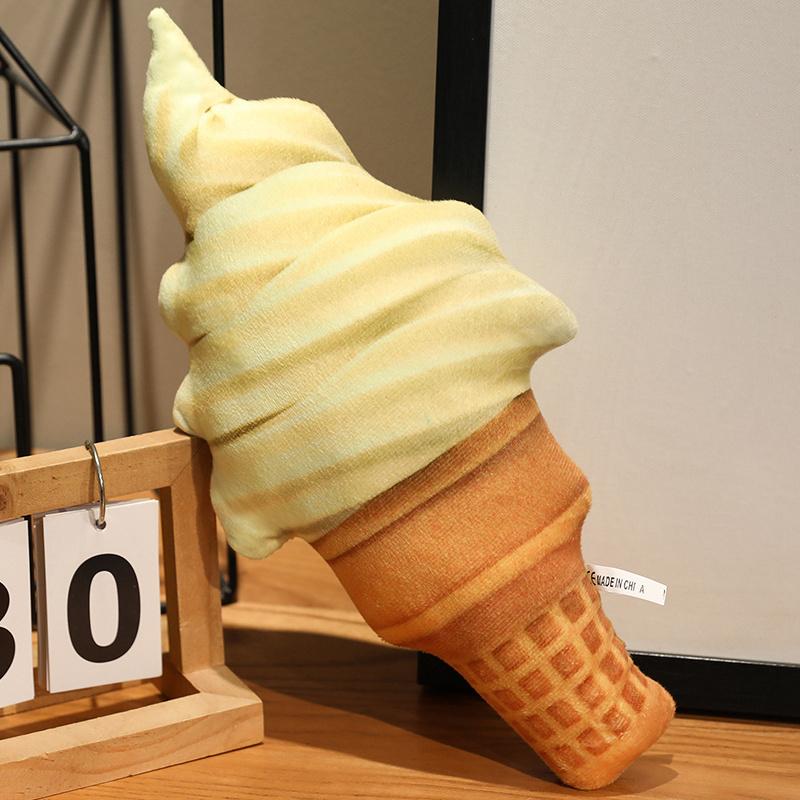 TreasuringU 20/35/50cm Colorful Ice Cream Plush Toys Pillow Stuffed Food Summer Snack Dolls Girlfriend Birthday Gifts