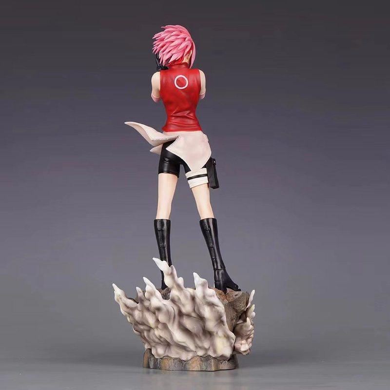 Naruto Gk Haruno Sakura Anime Figures Gate God Series Beautiful Girls Combat Posture Model Desktop Decoration Statue Toy KidsGift