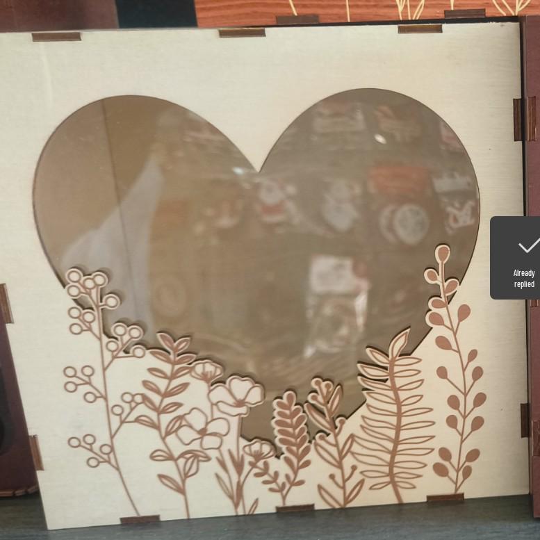 

DIY Wooden Wedding Message and Card Storage Box