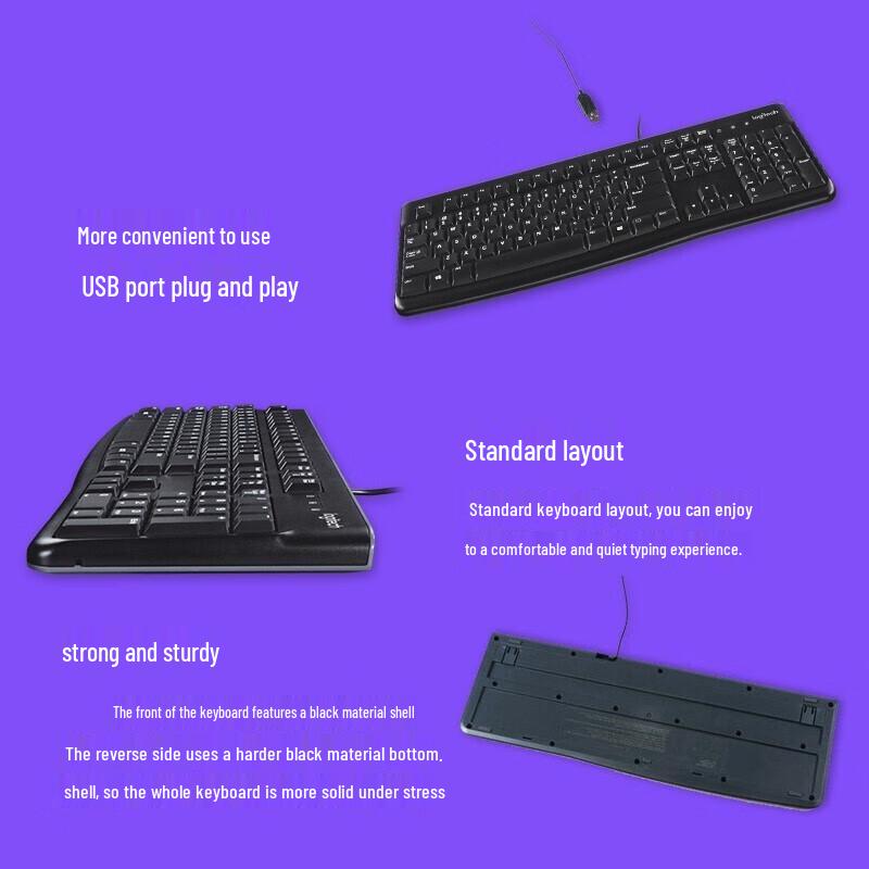 Logitech K120 Full-Size Wired Office Keyboard