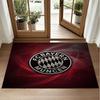 Bayern Munich Design Crystal Velvet Rug Soft Decorative Mat for Bedroom Entrance