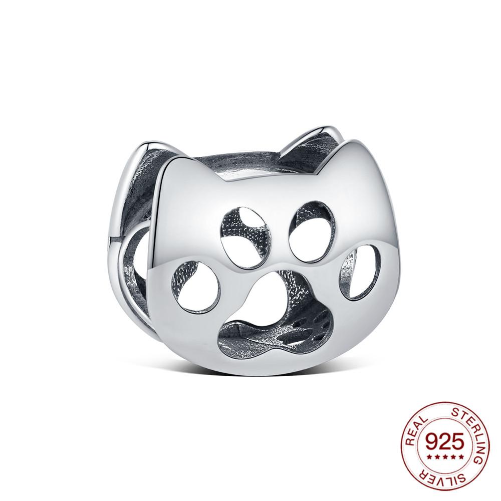 Copper Cats And Dogs Charms Beads Cute Pendants Fit Original Bracelet Diy For Friend'S Jewelry Love Gifts