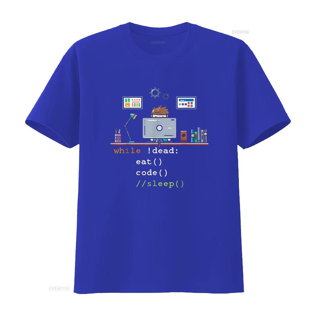 Computer Science Python Programmer Eat Code Sleep T Shirt vintage Washed Stylish graphic homme Comfortable Breathable Versatile