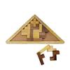 Drevené puzzle 3D puzzle Drevo, Hádanky pre dospelých Drevené hračky a 3D hádanky Vzdelávacie hry Trojuholníkový tvar
