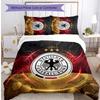 Germany Football Printed Bedding 3 Piece Set Cozy Breathable Bed Cover Set as Housewarming Holiday Gift