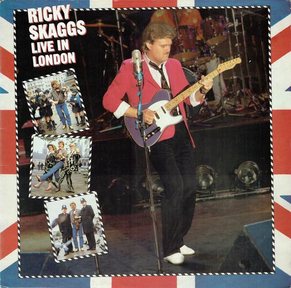 

LP Record RICKY SKAGGS Live In London EPC26618 Epic 1985 UK World Music Used