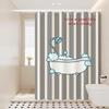 Waterproof No-Drill Shower Curtain