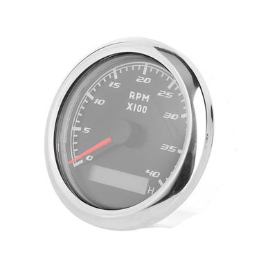 3.3in Boat Tachometer Marine Tacho Meter Gauge LCD Hourmeter 12V 24V