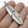 Feathers Leaf Nature Charm Antique Bronze Zinc Alloy Jewelry Making Supplies Bracelet Making Style Pendants
