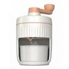 Manual Ice Crusher Ergonomic Handle Hand Crank for Home Caramel Orange