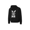 Puma Layered Graphic Print Faux Two-Piece Hoodie Women Hoodie Black 536091-01