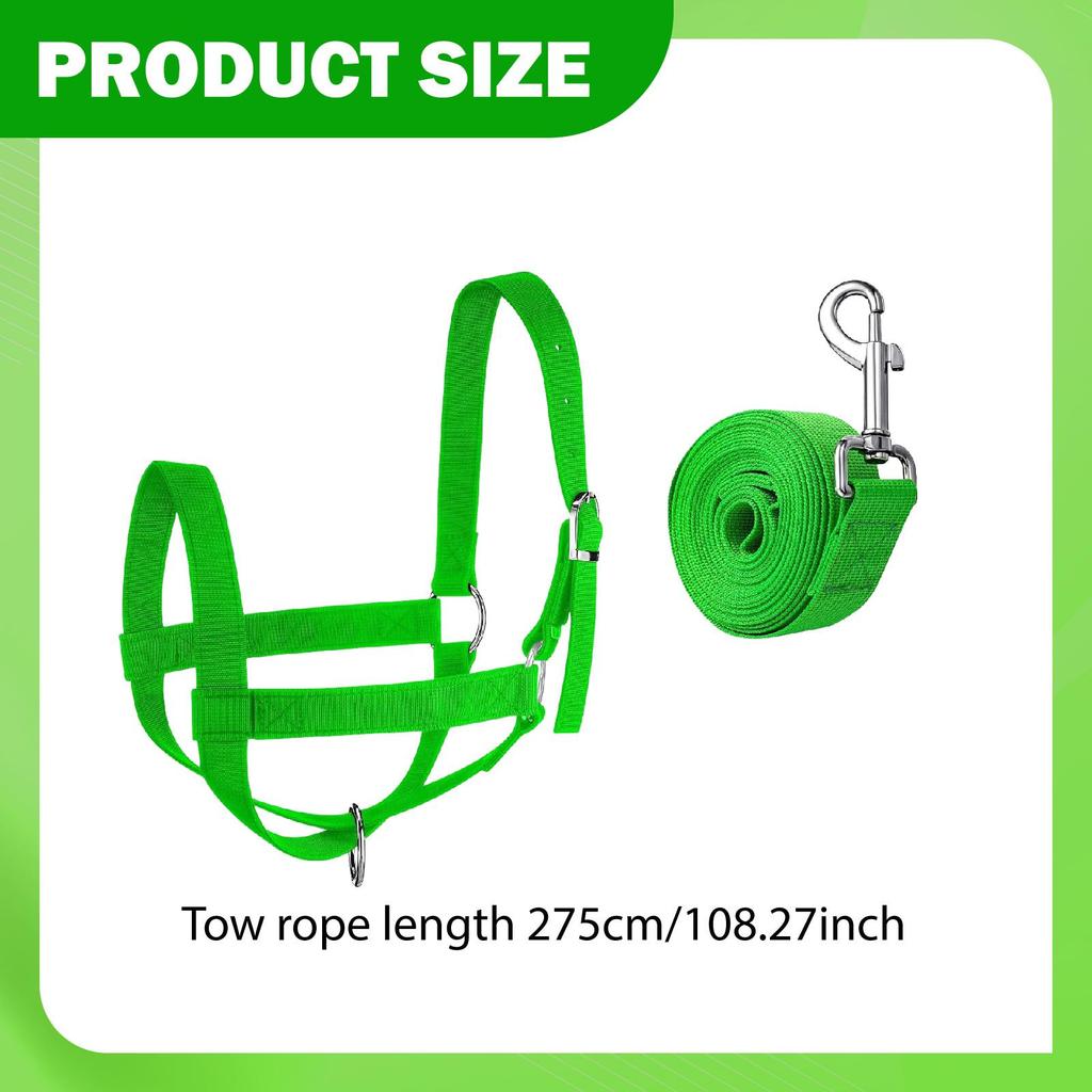 Nylon Cow Halter Training Supplies Heavy Duty Supply Compact Horse Sheep