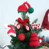Festival Santa Hat Decoration Handmade Craft For Kids Holiday Gift Wrapping Bottle Decorations