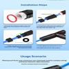 Ip67 Waterproof Rj45 Coupler, Ethernet Network Straight Through Connector, Outdoor Lan Cable Extender Adapter