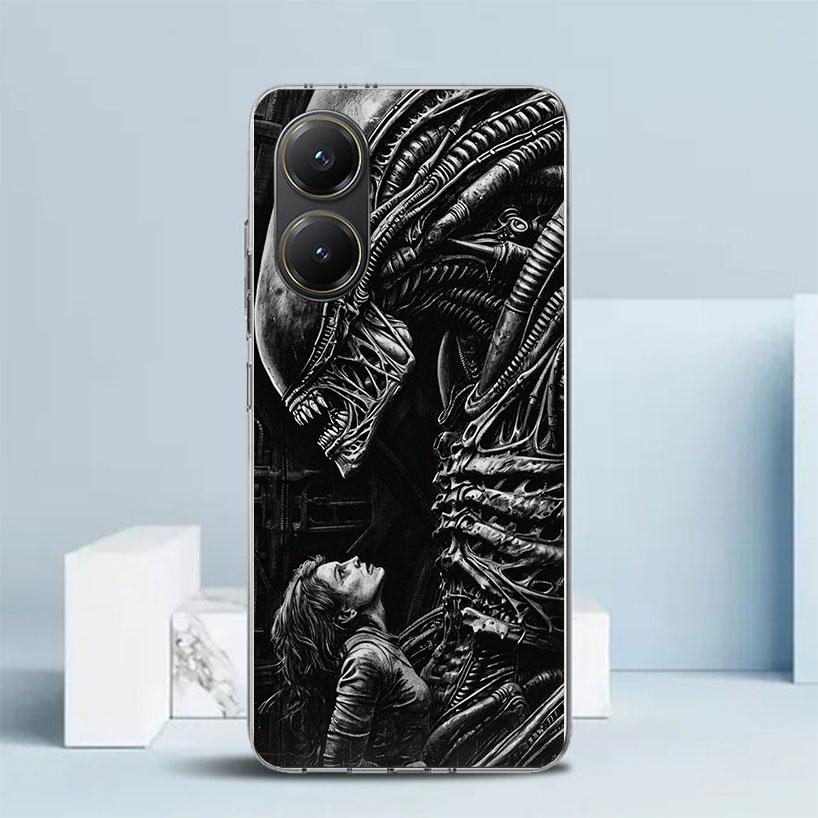 Coole A-Alien X-Xenomorph Soft Hülle für Xiaomi Poco F7 Ultra X7 X6 X5 Pro M7 Handyhülle Redmi 15 15C 13 13C 12 12C 10 10C Druck