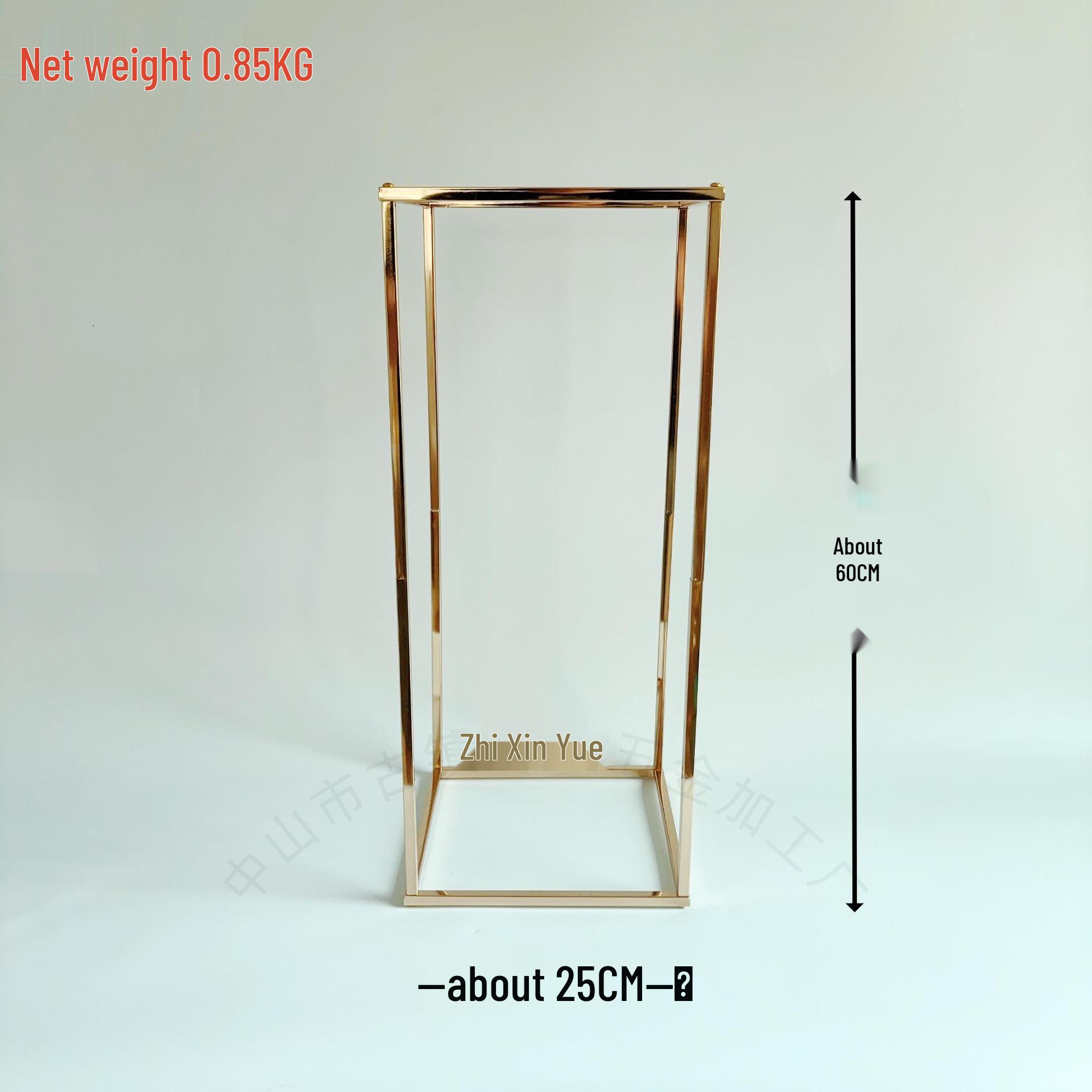 

Gold Geometric Wedding Aisle Flower Stand