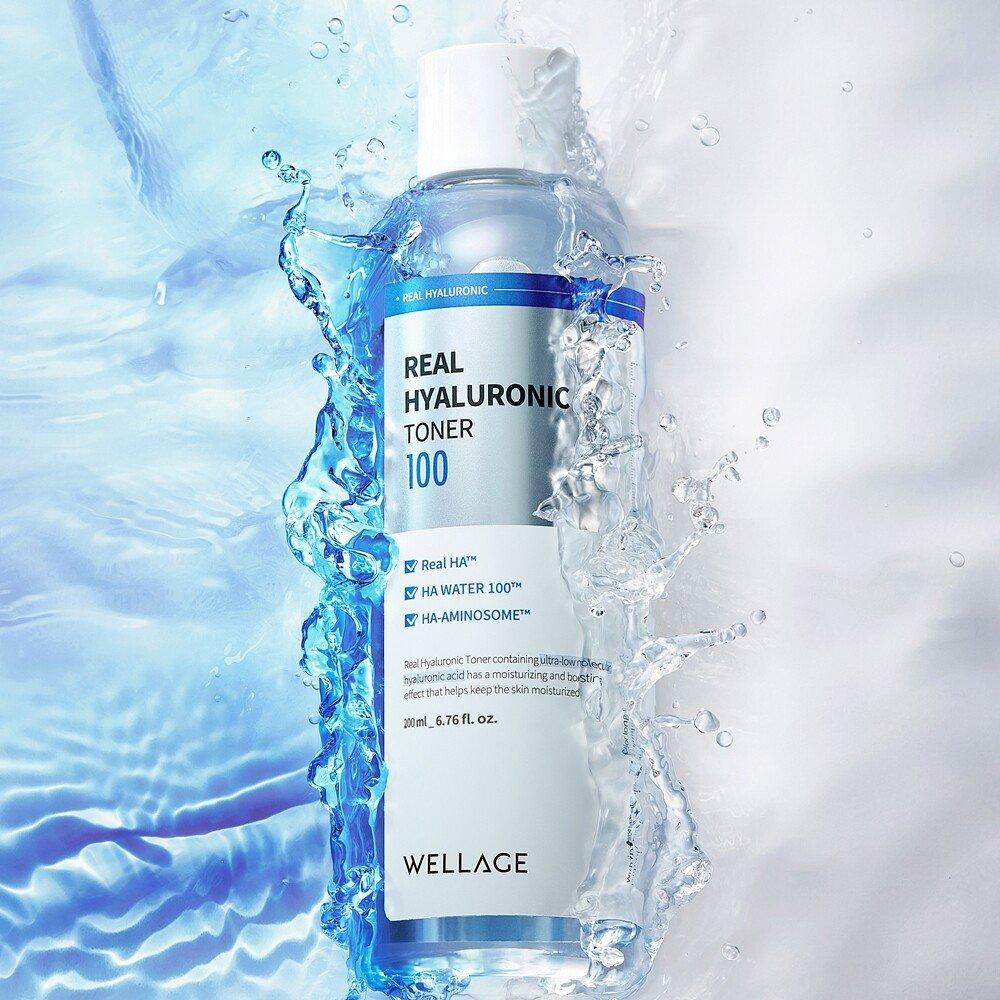 

WELLAGE Real Hyaluronic 100 Тонер 200 мл