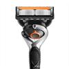 Ultra-Thin Five-Layer Orange Blade Razor with Washable Pivoting Head and Anti-Scratch Design