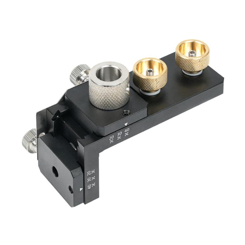 Aluminum Extrusion Positioning Drill Guide For Construction Furniture Assembly And Mechanical Projects