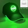 Wholesale Baseball Caps Night Glow Light Cap Boys Girls Fashion Headwear Costumes Accessory Caps Hats