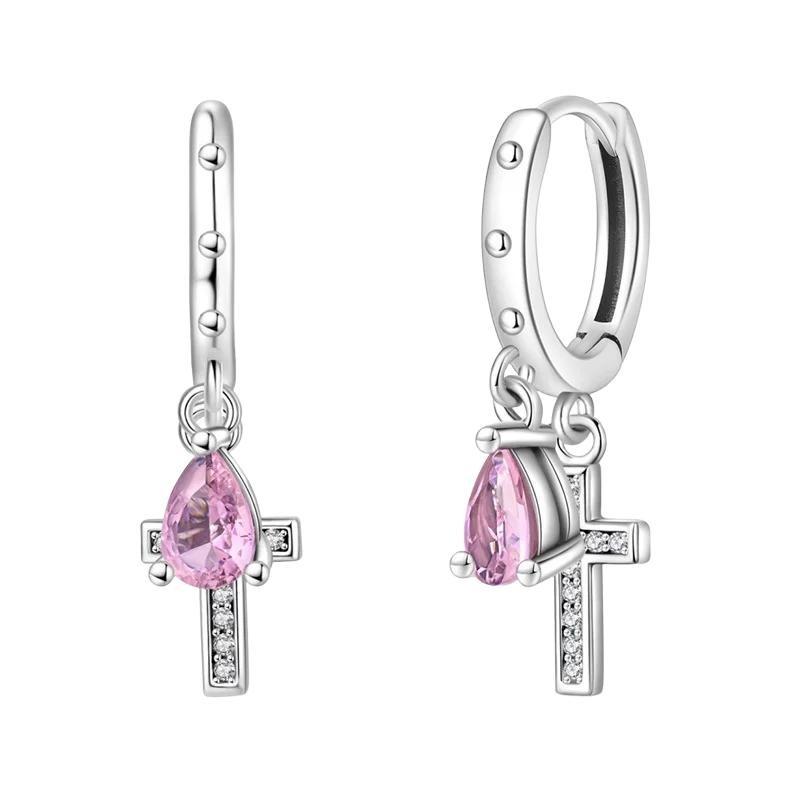 Original Copper Religion Charms Cross Holy Mother Ring Beads Pendants Fit Bracelet Necklace Diy Jewelry Gift