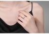 S925 Sterling Silver Moissanite Diamond Ring - Sparkly, Elegant, High-End Stacking Ring
