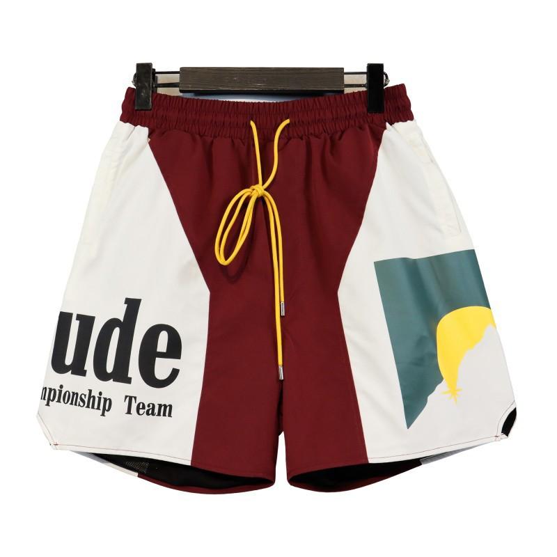 Mens Hip Hop Drawstring Shorts With Reflective 3M Letter Print Loose Fit Streetwear Cargo Jogger Pants