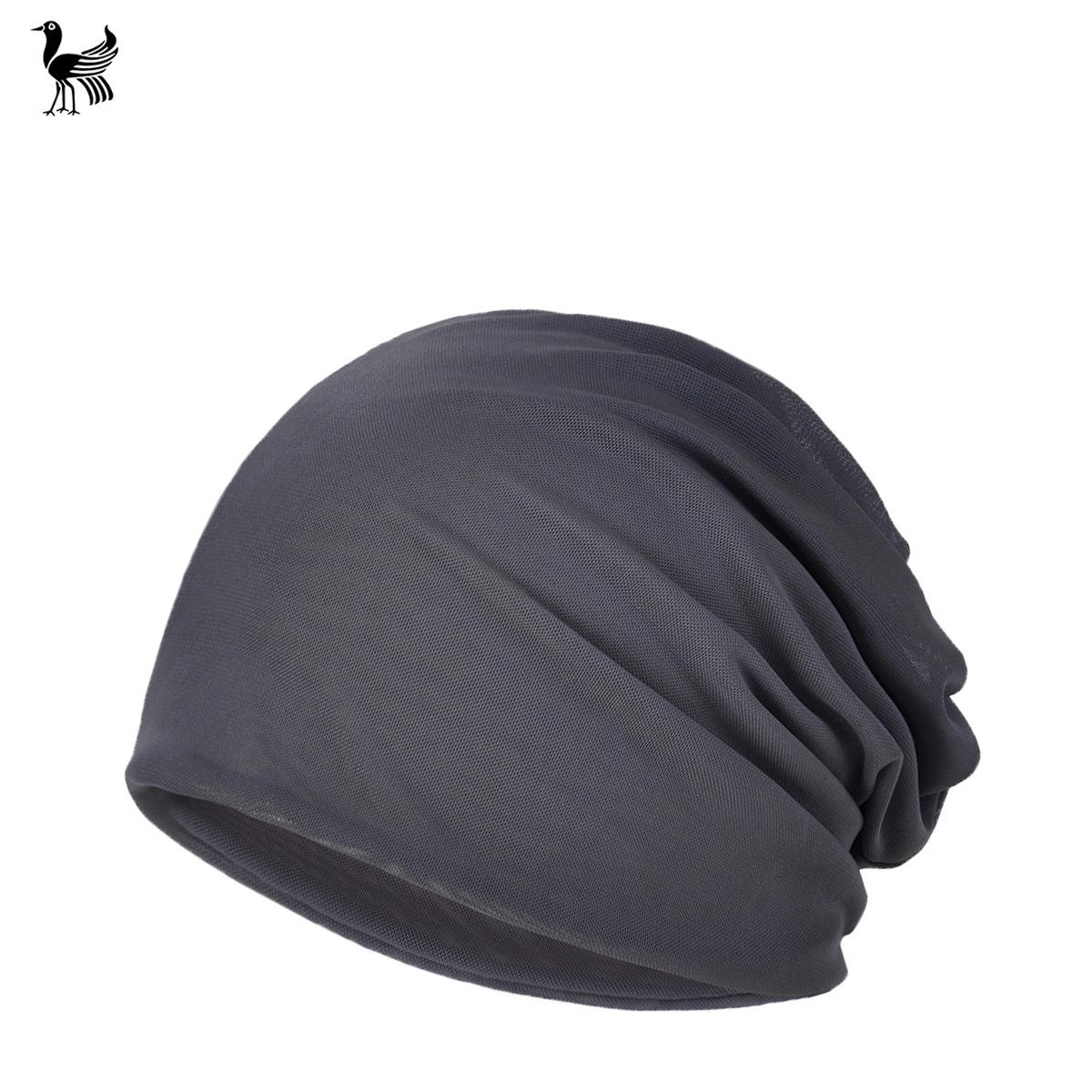 

Летний сетчатый головной убор для мужчин и женщин, для спорта на открытом воздухе, солнцезащитный, дышащий, легкий, мягкий, тонкий, быстросохнущий, пуловер, шапка, шарф двойного назначения elastic/dual-purpose темно-серого