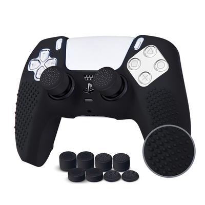 JYXETOV PS5 Controller Cover Storage Bag Free 8 Button Silicone Can Be Charged with the Original Suitable for Printing Pattern + (27 Options), Cap,