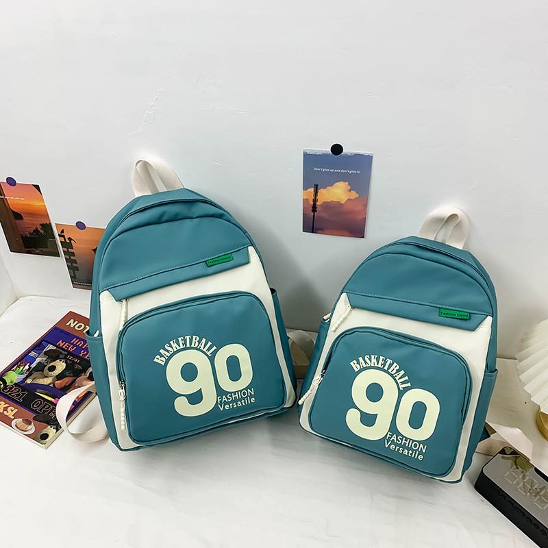 

Adorable Canvas Backpack For Kids With Large Capacity Perfect For School Use Blue Small