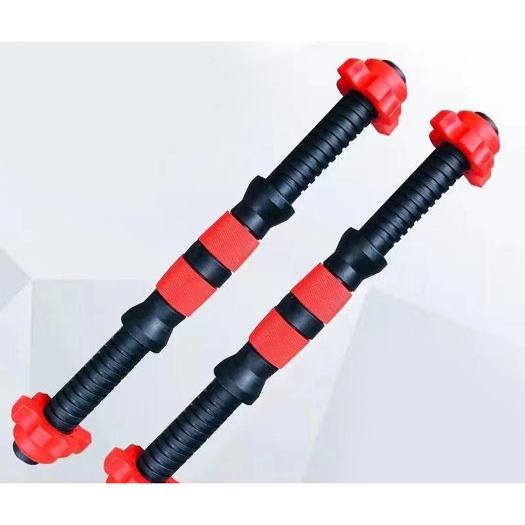 2PCS Dumbbell Nuts Red Spinlock Collar Screw Anti Slip Stable Secure Easy Operation Dumbbell Accessory for