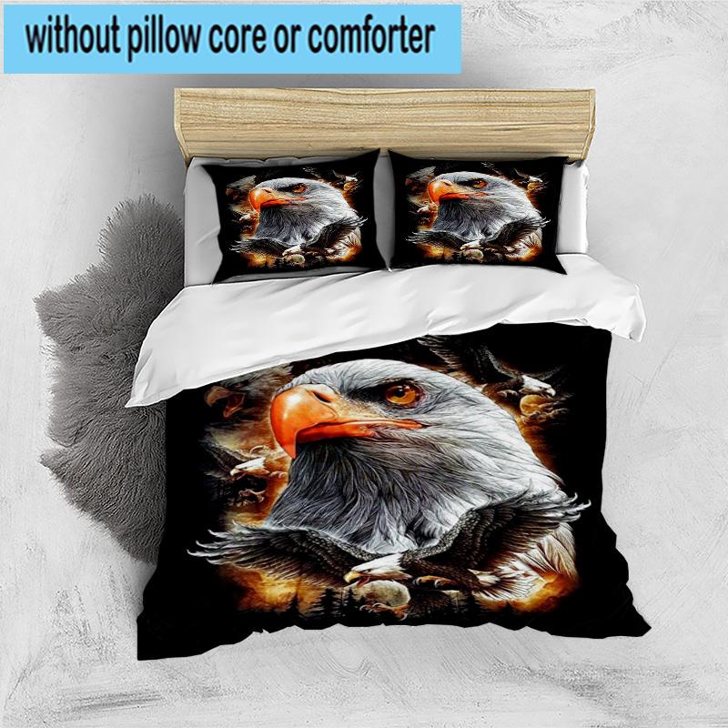 American Freedom Spirit 3pcs Bedding,Including 1pc Duvet Cover And 2pcs Pillowcases Perfect for Christmas,Ideal for Bedroom, Dormitory