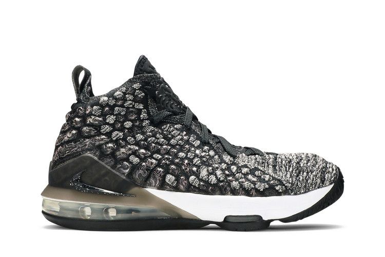 Nike LeBron 17 Black White (GS)