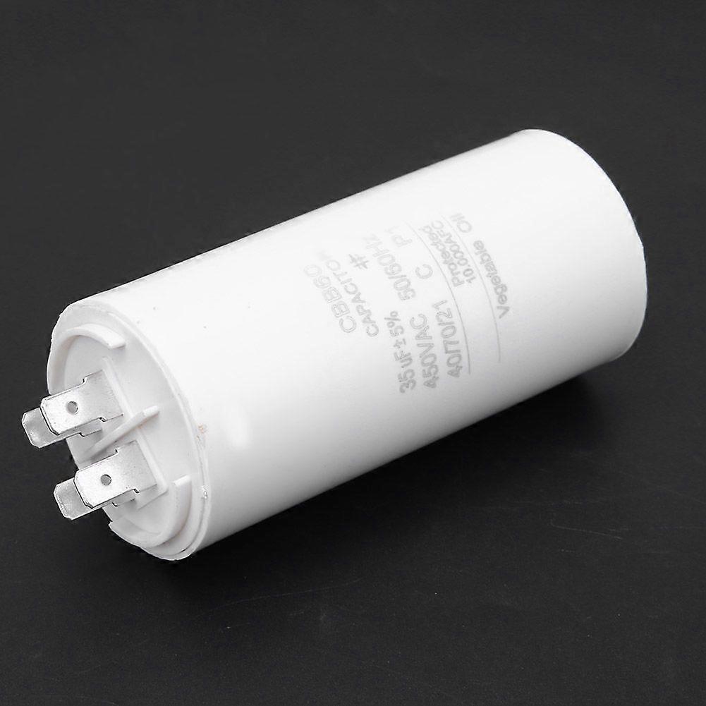 CBB60 450V 35uf Motor Start Run Capacitor with Screw Nut for Washing Machine