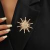 Korean Rhinestone Pearl Brooch: High-End Alloy Silk Scarf Buckle & Jacket Pin Accessory