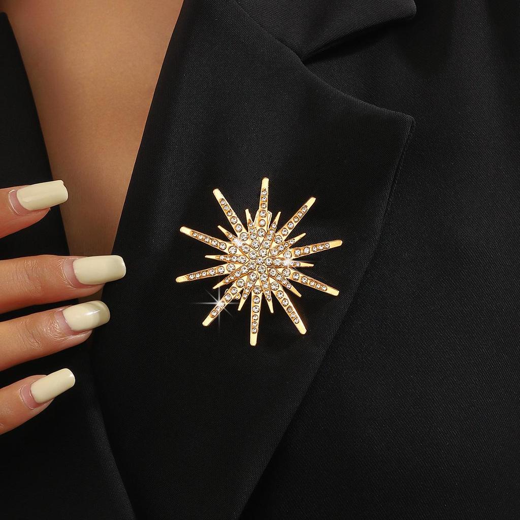 Korean Rhinestone Pearl Brooch: High-End Alloy Silk Scarf Buckle & Jacket Pin Accessory