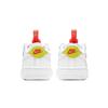 Nike Air Force 1 Toggle Low Top Sneakers Baby Sneakers White Red Yellow CU5289-102