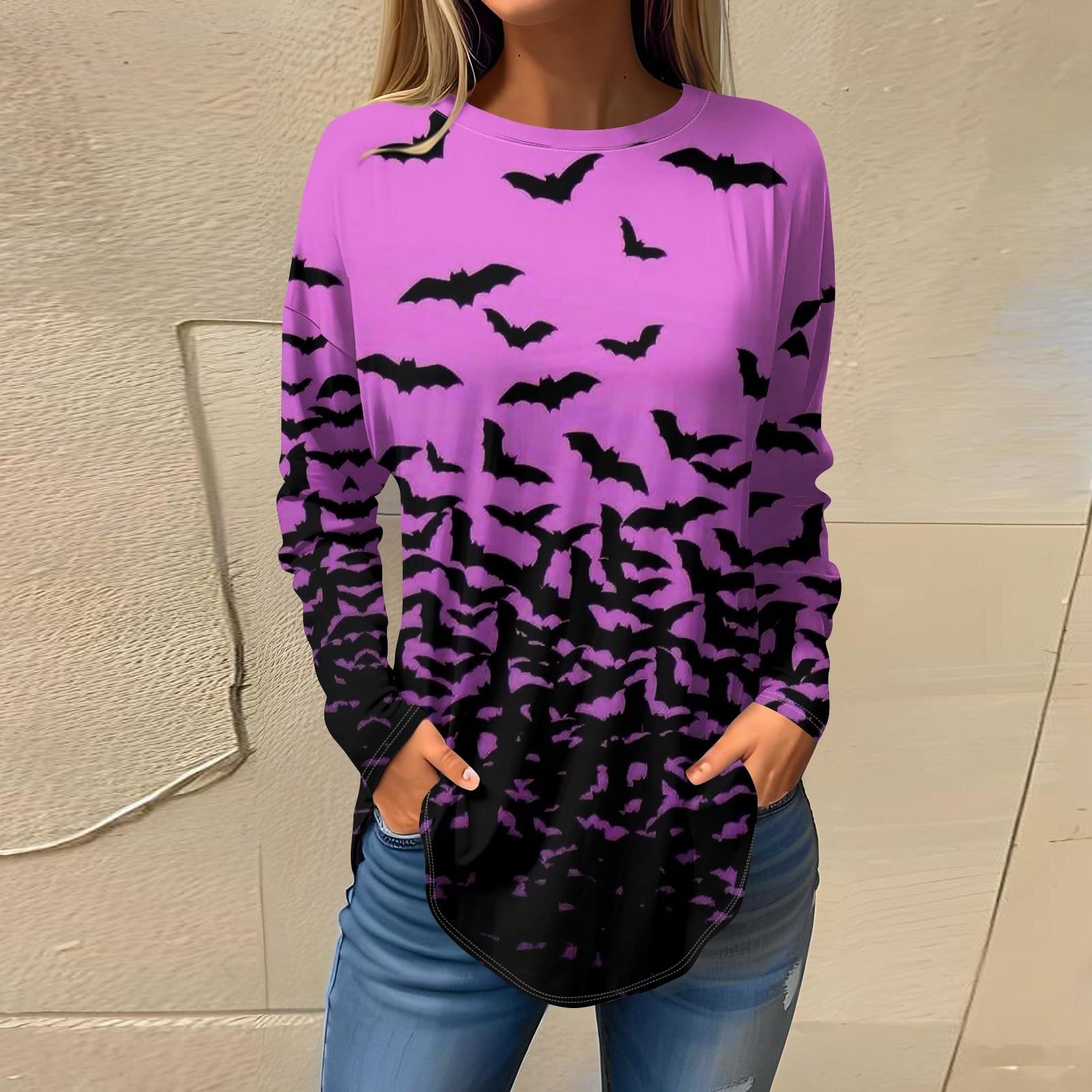 Женская футболка с принтом Хэллоуина — фото 5