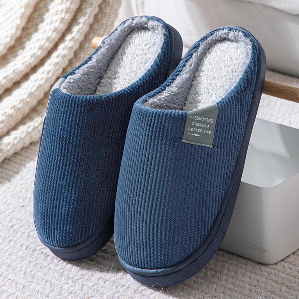Slippers Women's Winter Plush Slippers Men's Warm Slippers Women Comfortable Slippers Unisex