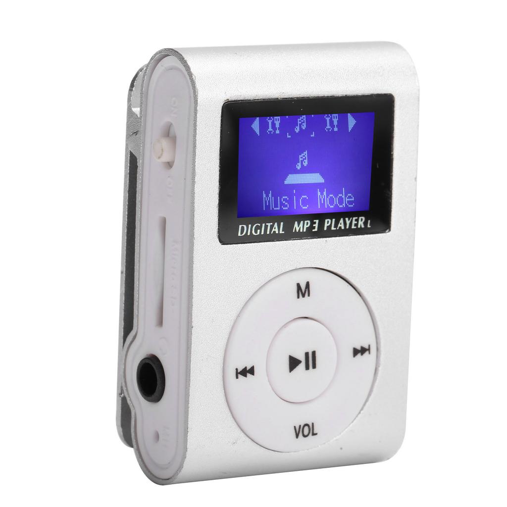 Portable Mini MP3 Music Player Sports BackClip LCD Screen MP3 Support Memory Card