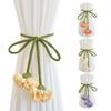 1Pc New Creative Flower Shape Curtain Tieback No Punching No Punching Window Curtain Buckles Elastic Band Curtain Rope Holders