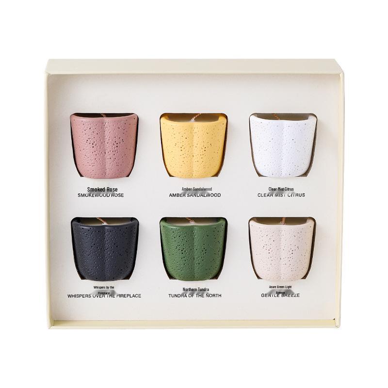 High-End Essential Oil Aromatherapy Candle Gift Set - Niche Fragrance Ornament for Bedrooms
