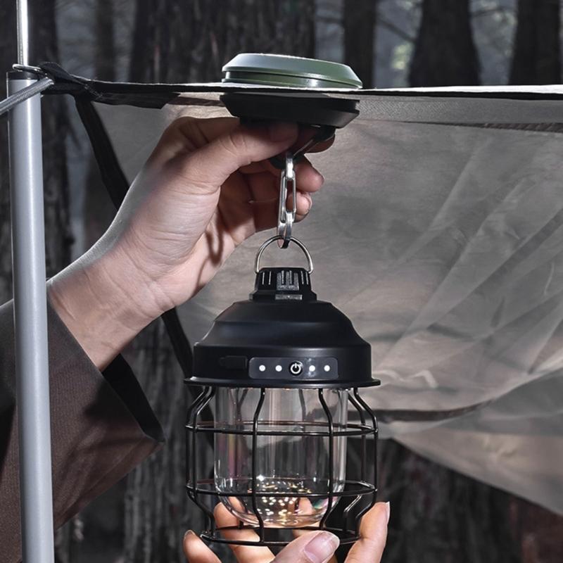 Camping Magnetic Hook Multifunction Outdoor Tent Canopy Expandable Magnet Hanger Canopy Hangings Bag Buckle Folding Hook