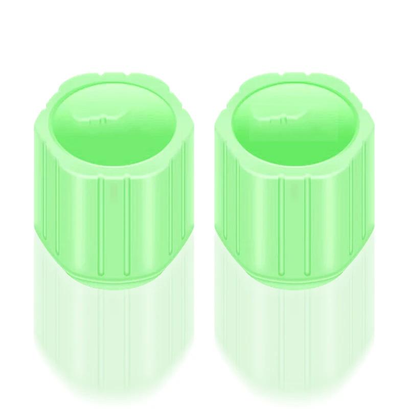 ZDFVU1 4Pcs Car Tire Valve Caps Luminous Valve Stem Caps Car Styling for VW CC Golf 6 7 GTI Tiguan Passat B5 B6 B7 Jetta
