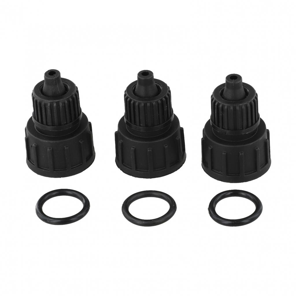 3 Pack Hose Adapter for Drip Irrigation Tubing Locking Technology Reusable