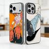 Hip-hop Comic Character Sticker  Phone Case For iPhone 17,16,15,14,13,12,11 Plus,Pro Max,XS,Colored Silver Plated Inside Cover