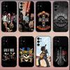 Band G-Guns N Roses Handyhülle Für Samsung S25,S24,S21,S22,S23,S30,Ultra,S20,Plus,Fe,Lite,Note,10,9,5G Schwarzes Weiches Cover