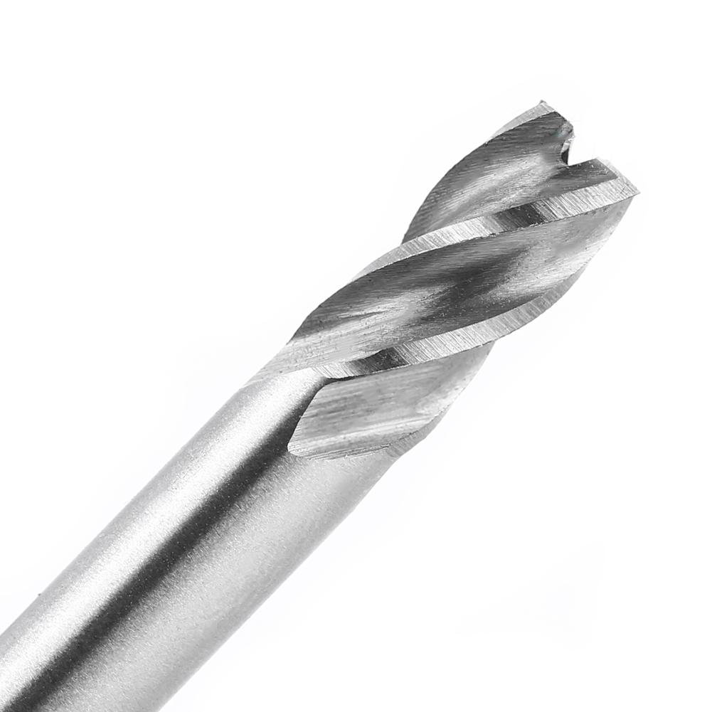 2pcs HSS 6mm 4 Flutes End Mill Metal Cuttting Engraving Milling Machine Bit CNC Tool