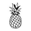 Modern Pineapple Shaped Wall Decor, 3D Metal Art Sculpture for Living Room Bedroom Home Hanging Ornament